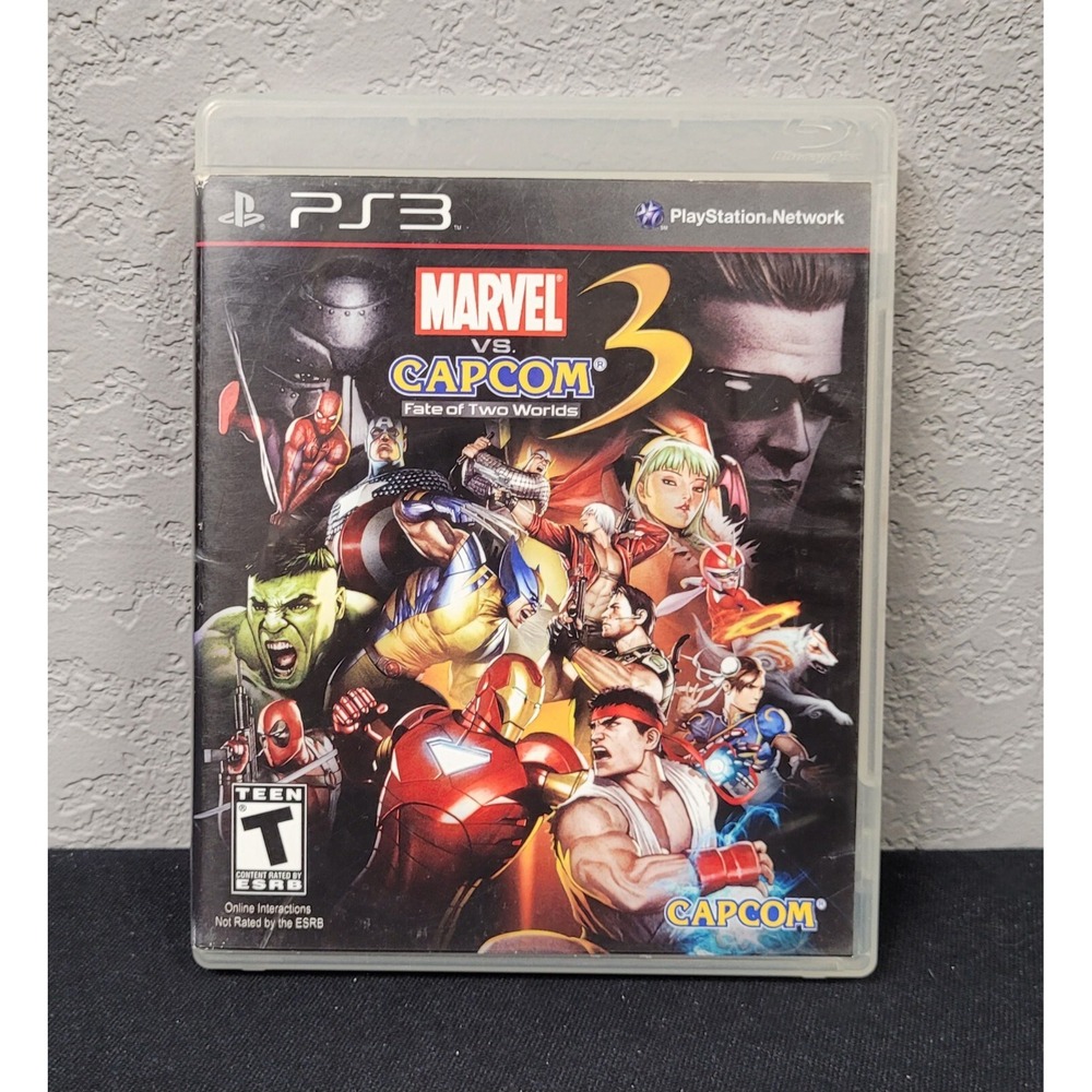 Playstation 3 Video Game Marvel vs Capcom 3: Fate of Two Worlds PS3